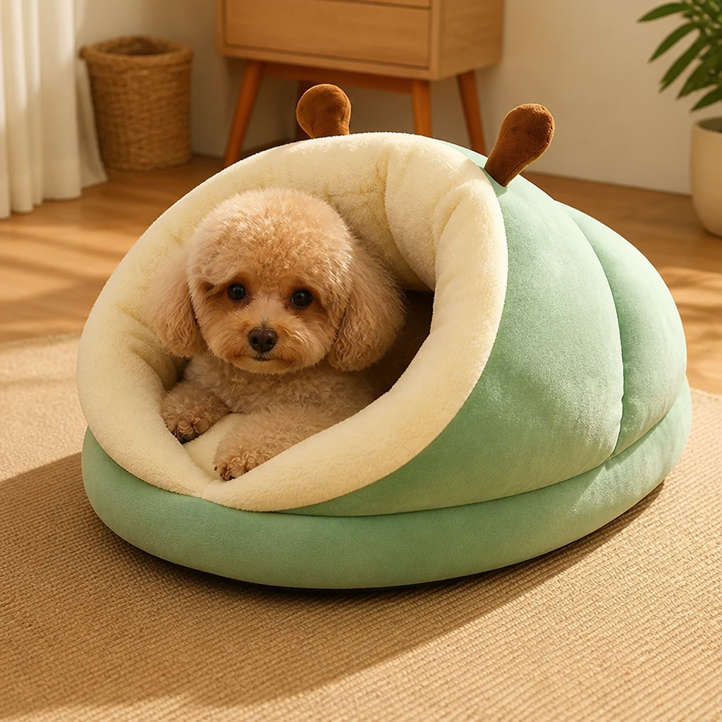 Ortekor Plush Insulating Washable Kennel Bed