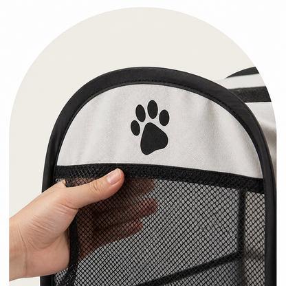 Ortekor Pop-Up & Foldable Mesh Pet Tent (Zippered Doors)