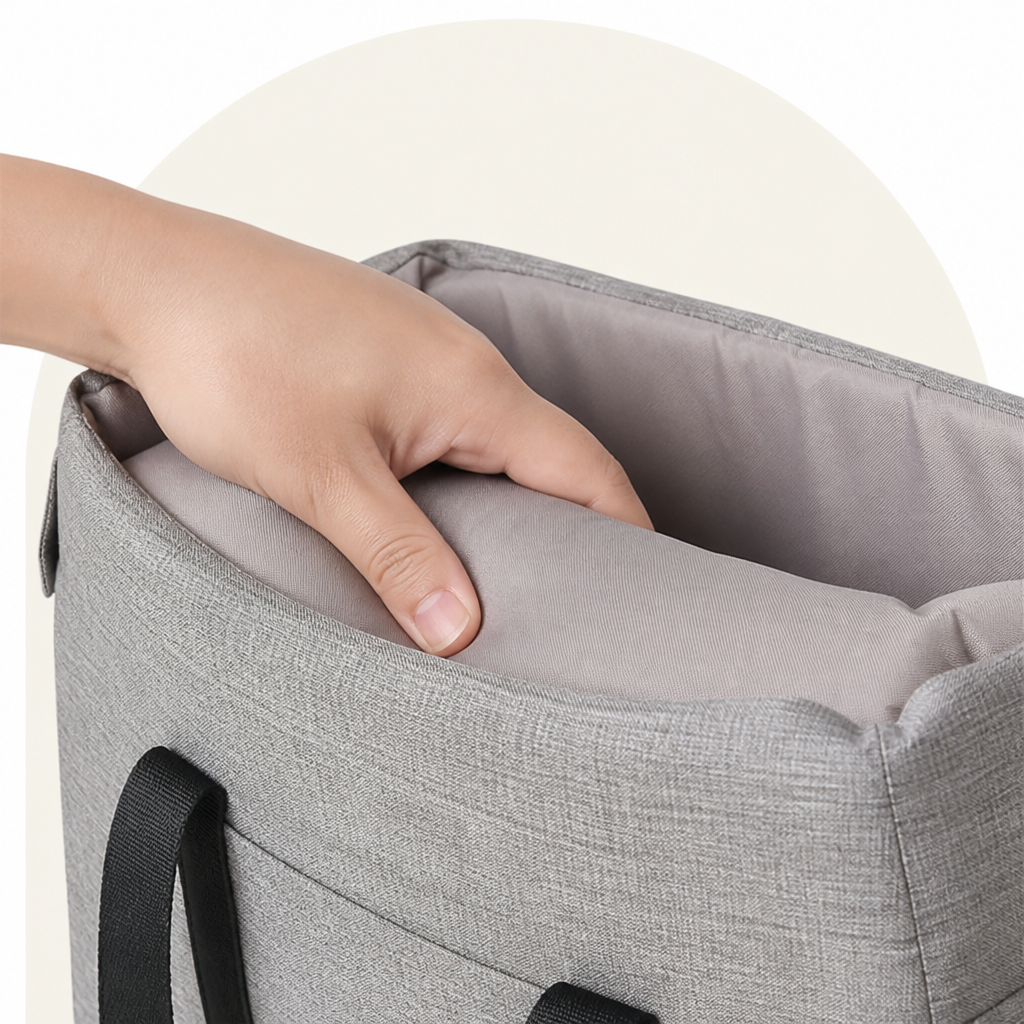 Ortekor Portable Waterproof & Washable Car Booster Seat (Removable Pad)