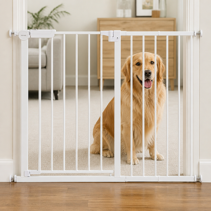 Ortekor Pressure-Mount Auto-Close Steel Baby & Pet Gate