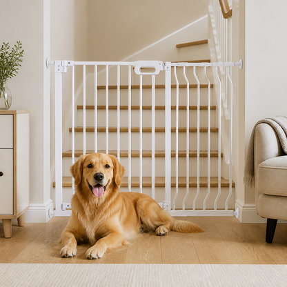 Ortekor Pressure-Mount Auto-Close Steel Baby & Pet Gate