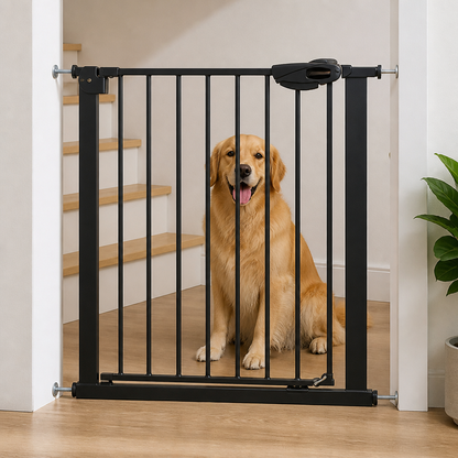 Ortekor Pressure-Mounted Auto-Close & Double Lock Pet Gate