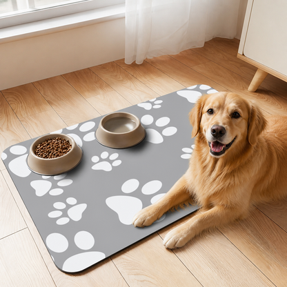Ortekor Quick-Dry Diatomite & Non-Slip Feeding Mat