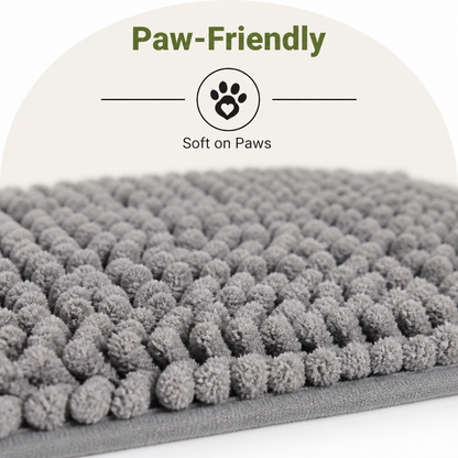 Ortekor Quick-Dry Microfiber Absorbent & Non-Slip Dog Mat