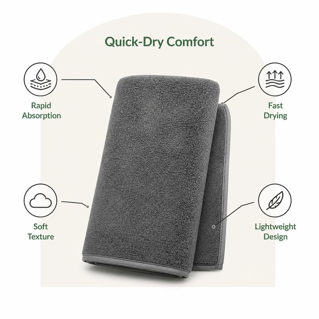Ortekor Quick-Dry & Super Absorbent Pet Towel