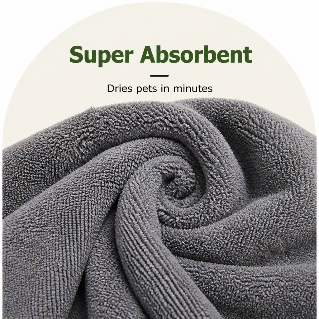 Ortekor Quick-Dry & Super Absorbent Pet Towel