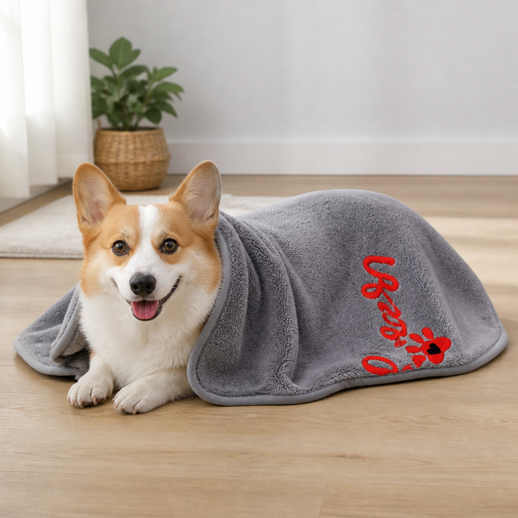 Ortekor Quick-Dry & Super Absorbent Pet Towel