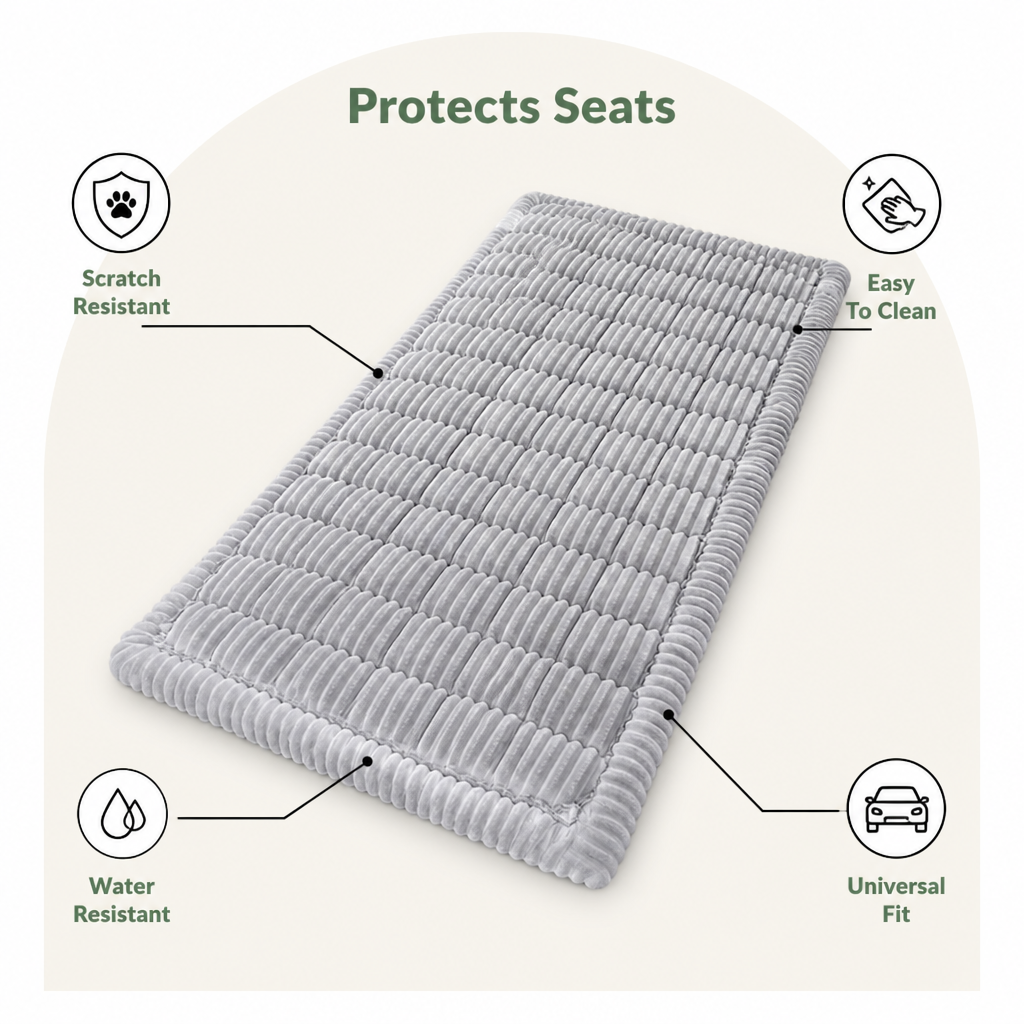 Ortekor Quilted Durable Car Seat Cover (XL)