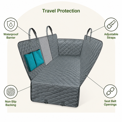 Ortekor Quilted Waterproof & Non-Slip Car Seat Cover