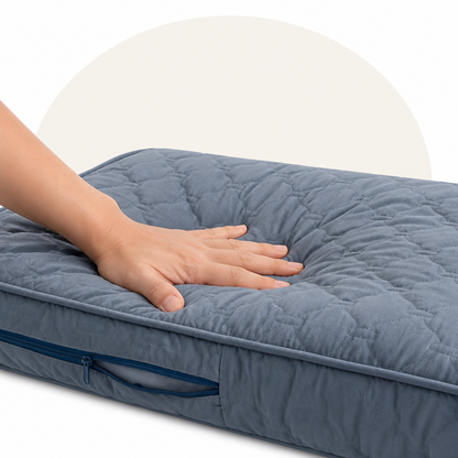 Ortekor Quilted Waterproof Washable Dog Bed Cover (Removable)