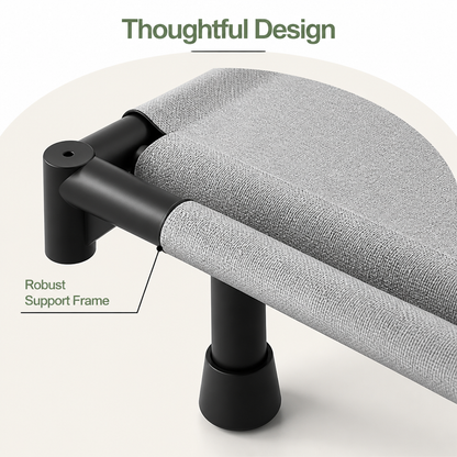 Ortekor Raised Breathable Mesh Dog Bed (Removable Washable Pillow)