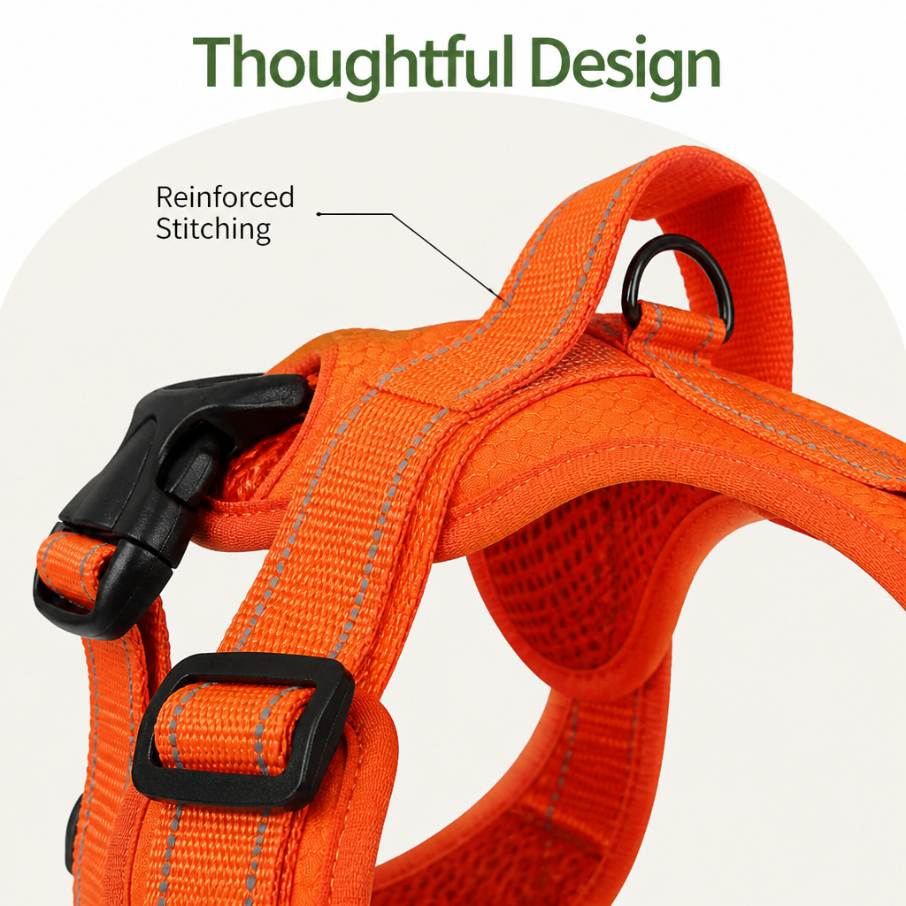 Ortekor Reflective & Waterproof Tactical Dog Harness