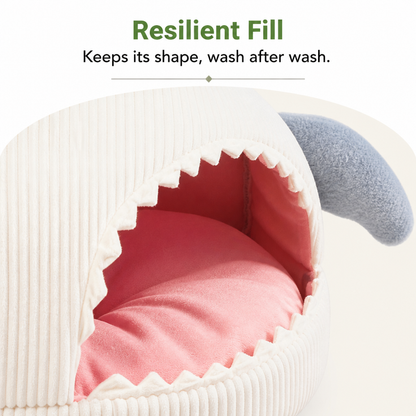 Ortekor Resilient PP Cotton & Non-Slip Enclosed Cat Bed