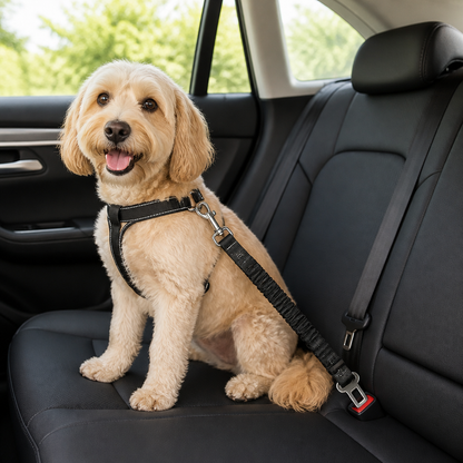 Ortekor Retractable Heavy-Duty Nylon Dog Seat Belt