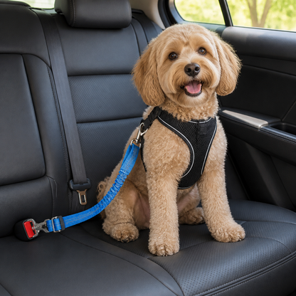 Ortekor Retractable Heavy-Duty Nylon Dog Seat Belt