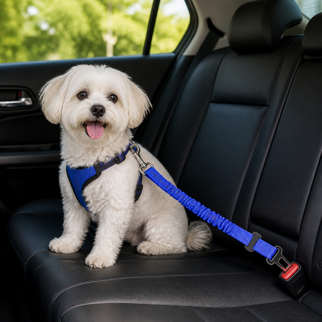 Ortekor Retractable Heavy-Duty Nylon Dog Seat Belt