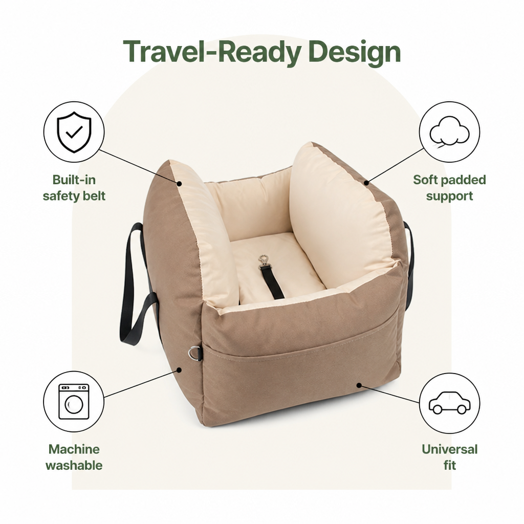 Ortekor Safety-Belt & Washable Booster Car Seat