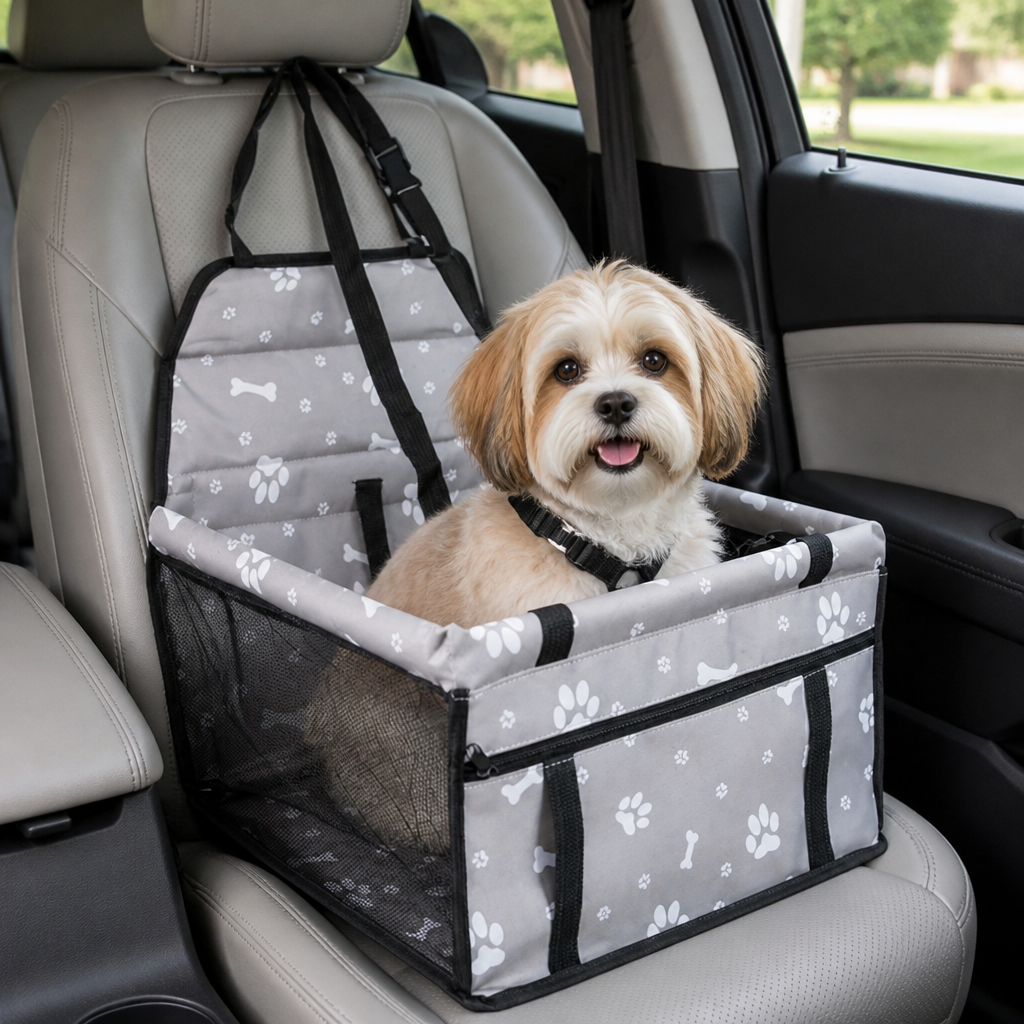 Ortekor Seat-Belt Compatible Portable & Breathable Car Booster Seat