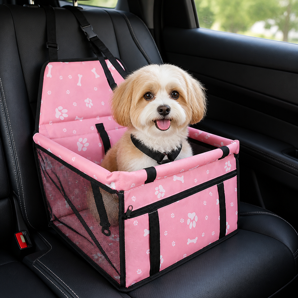 Ortekor Seat-Belt Compatible Portable & Breathable Car Booster Seat