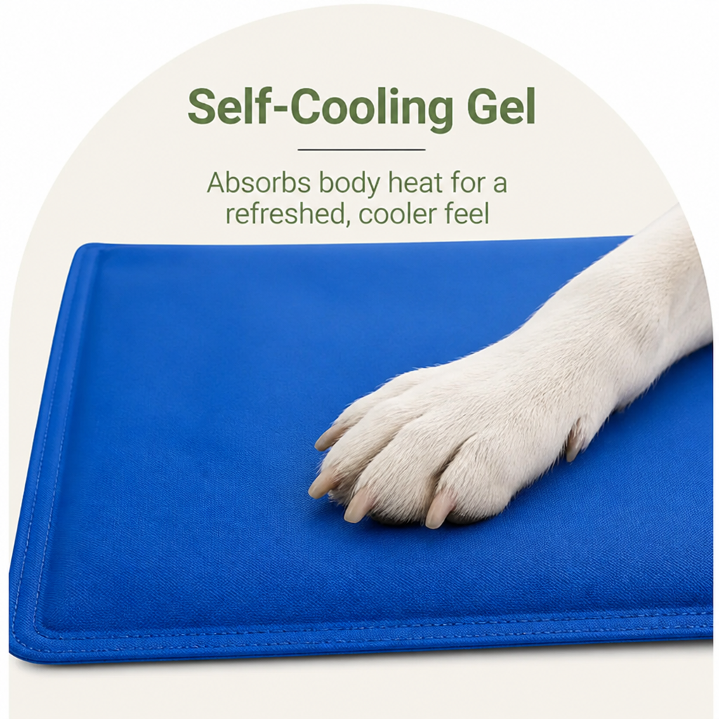 Ortekor Self-Cooling Sponge Gel & Waterproof Nylon Pet Mat