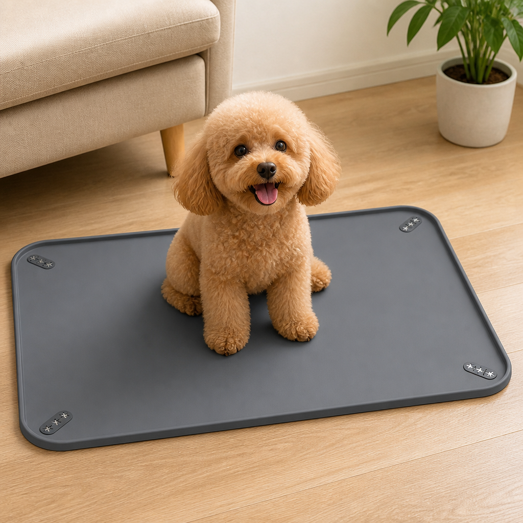 Ortekor Silicone Leak-Proof Raised-Edge Pee Pad Holder