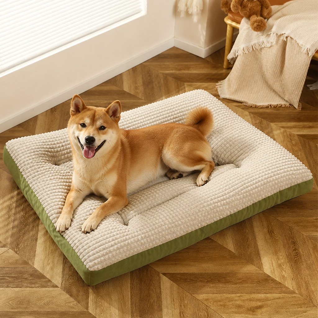 Ortekor Soft Fleece & Washable Dog Bed (Removable Cover)