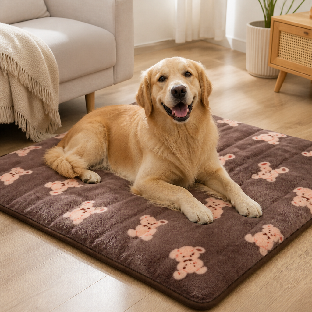 Ortekor Soft Fluffy Flannel Pet Blanket (Multiple Sizes & Patterns)