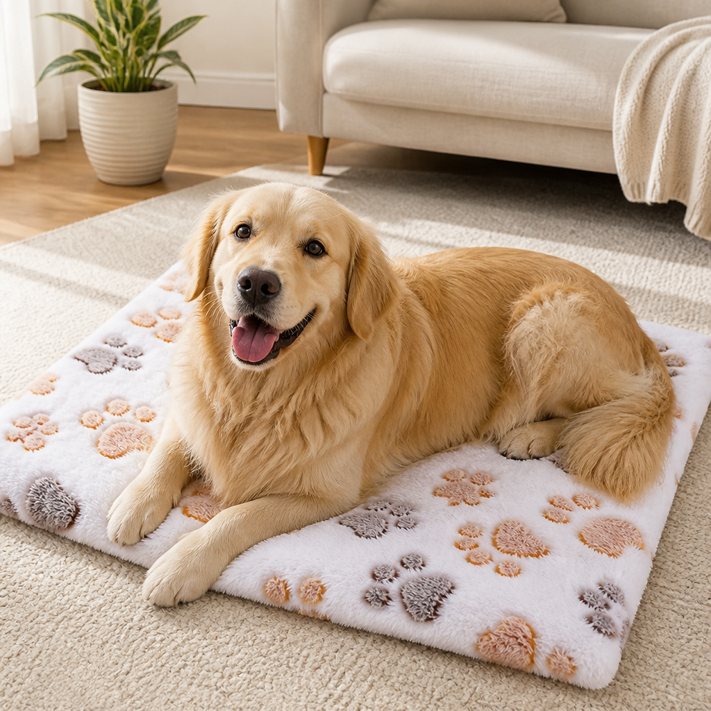 Ortekor Soft Fluffy Flannel Pet Blanket (Multiple Sizes & Patterns)