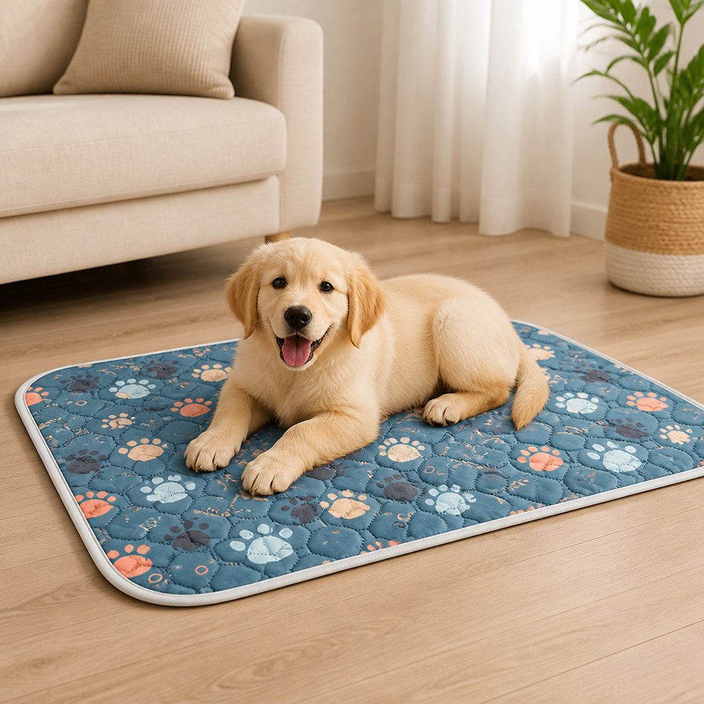 Ortekor Super Absorbent & Machine-Washable Dog Training Pad (Waterproof Backing)