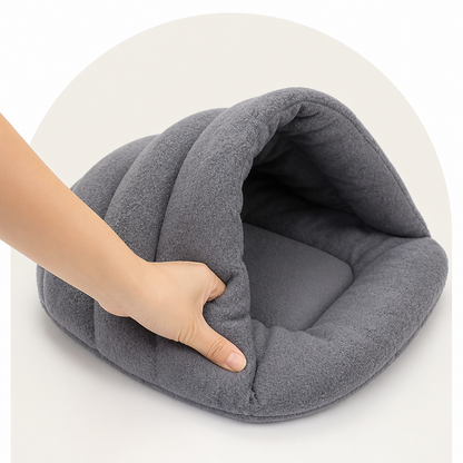 Ortekor Thick Fleece & Calming Cave Bed