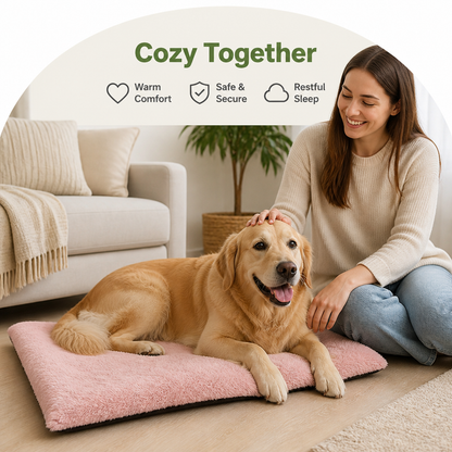 Ortekor Thick Fleece Machine-Washable Pet Mat
