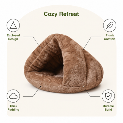 Ortekor Thick Plush Warm Triangle Kennel Mat