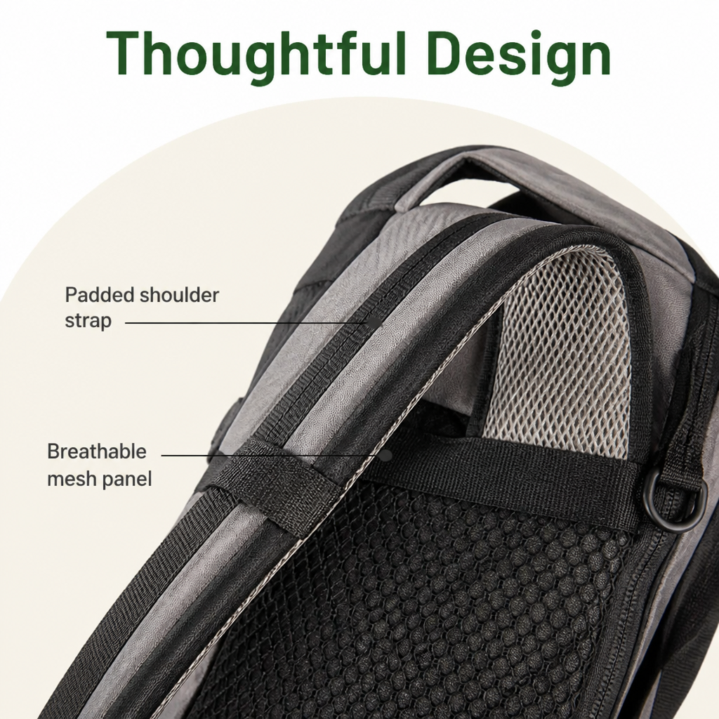 Ortekor Ventilated Mesh & Ergonomic Backpack Carrier