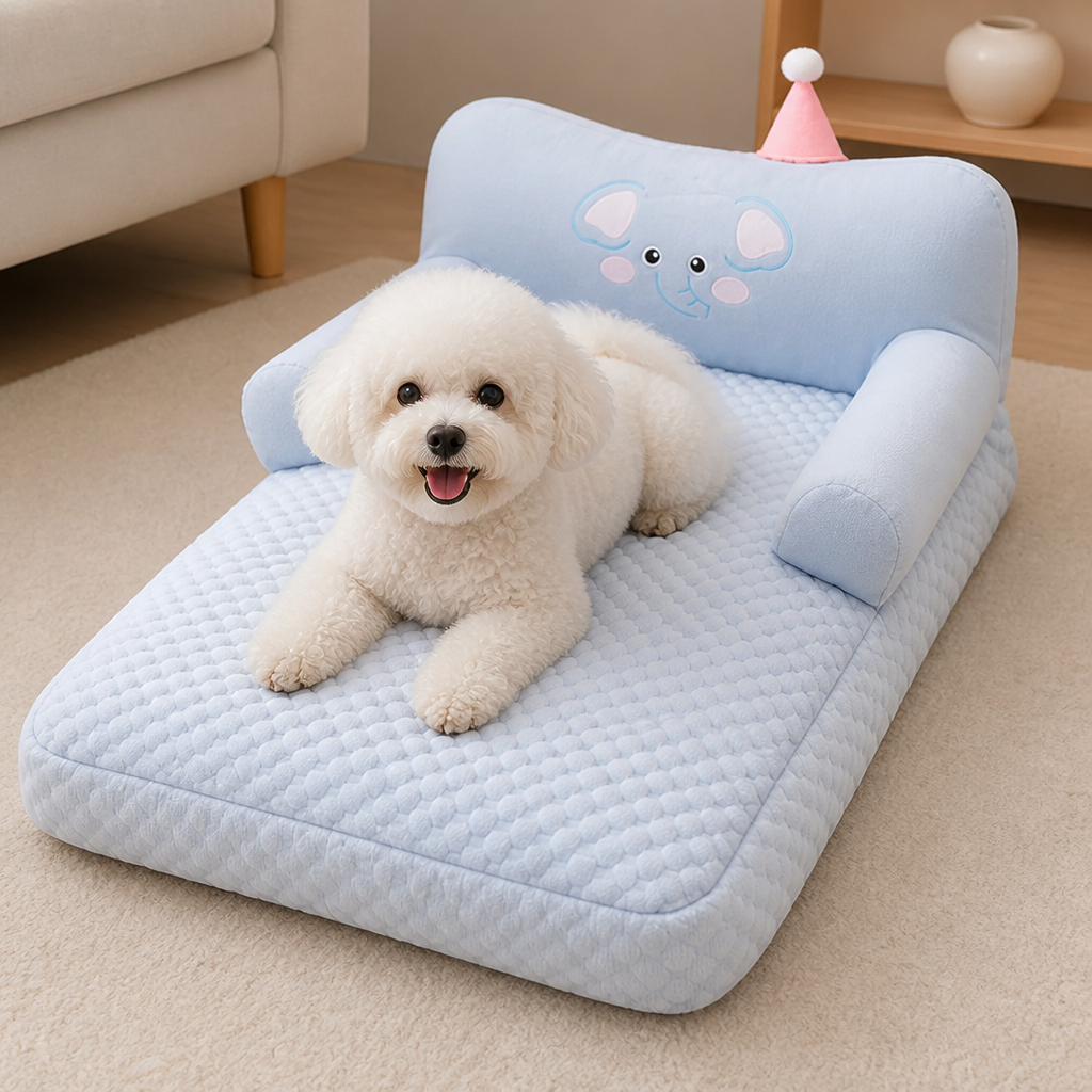 Ortekor Warm Plush Bolster Dog Bed