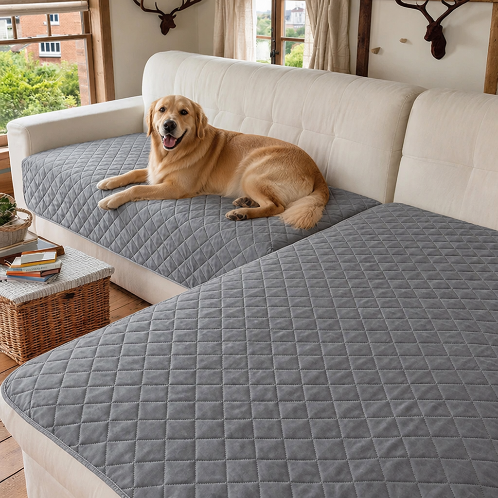 Ortekor Water-Repellent & Anti-Slip Hair-Resistant Sofa Mat Cover