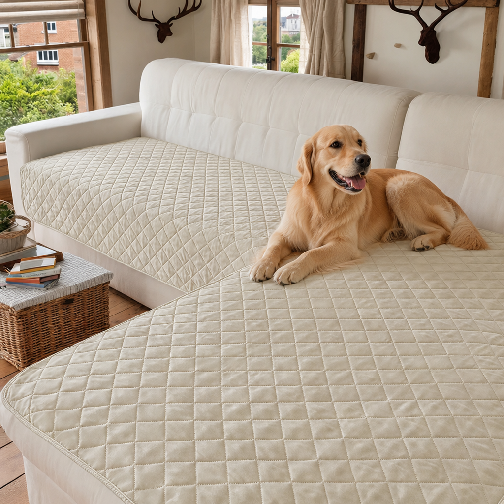Ortekor Water-Repellent & Anti-Slip Hair-Resistant Sofa Mat Cover