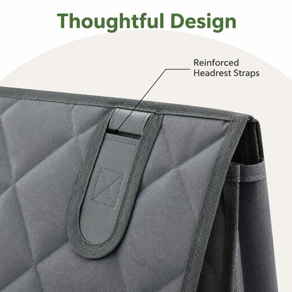 Ortekor Waterproof Convertible Hammock Car Seat Cover (Mesh Window)