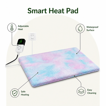 Ortekor Waterproof Electric Pet Heating Pad (Adjustable Temperature)
