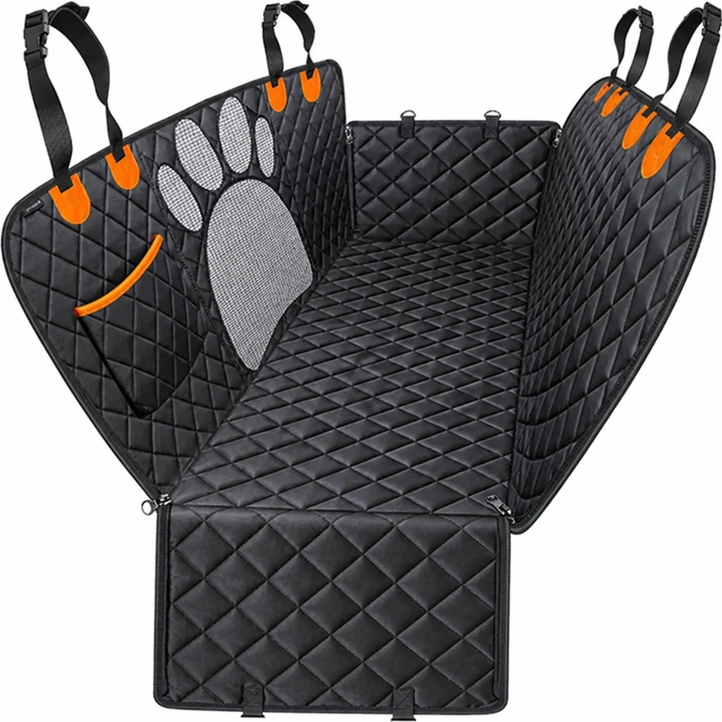 Ortekor Waterproof Hammock-Style Mesh Car Seat Cover (Side Zipper)