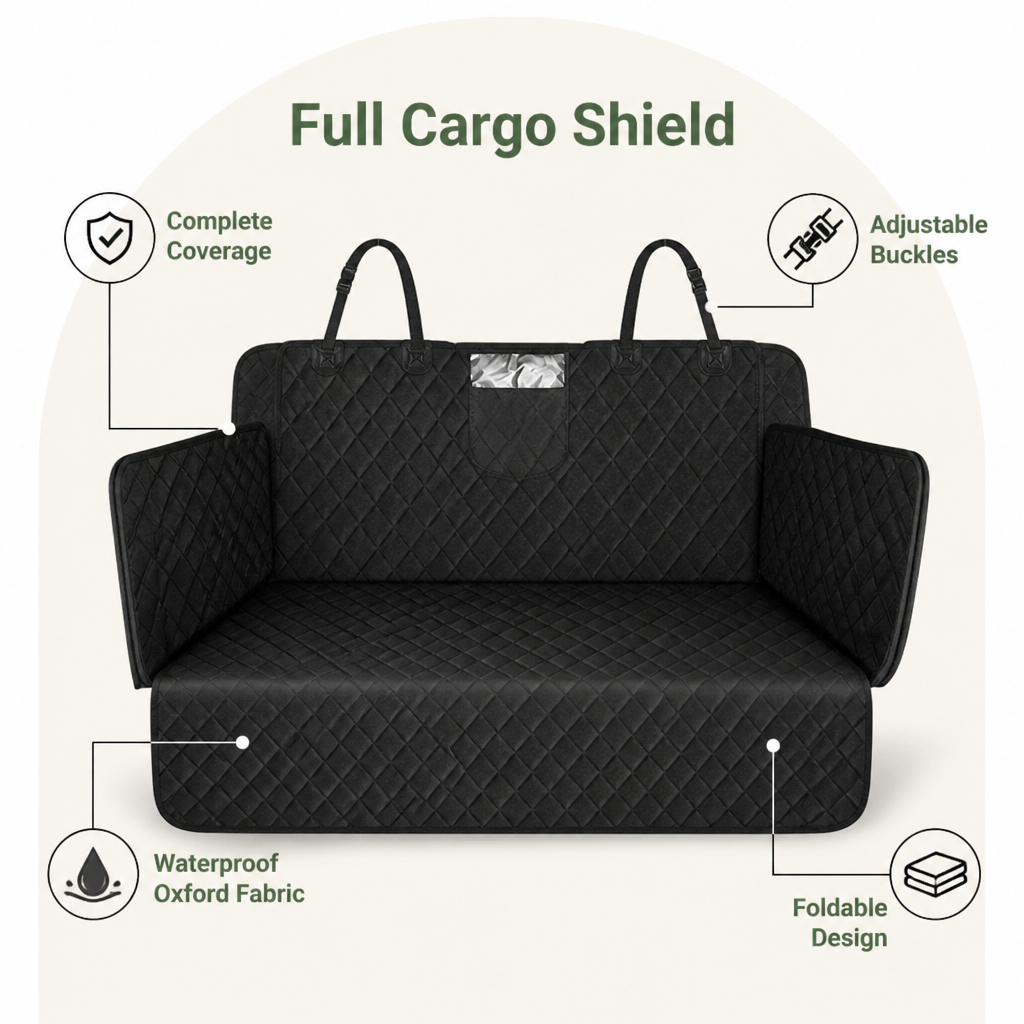 Ortekor Waterproof Heavy-Duty Oxford SUV Cargo Cover (Foldable)