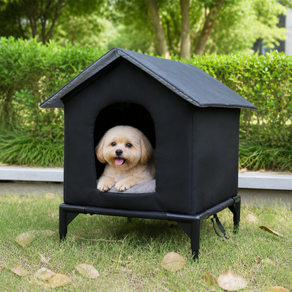 Ortekor Waterproof & Insulated Foldable Pet Cave Bed (Washable)