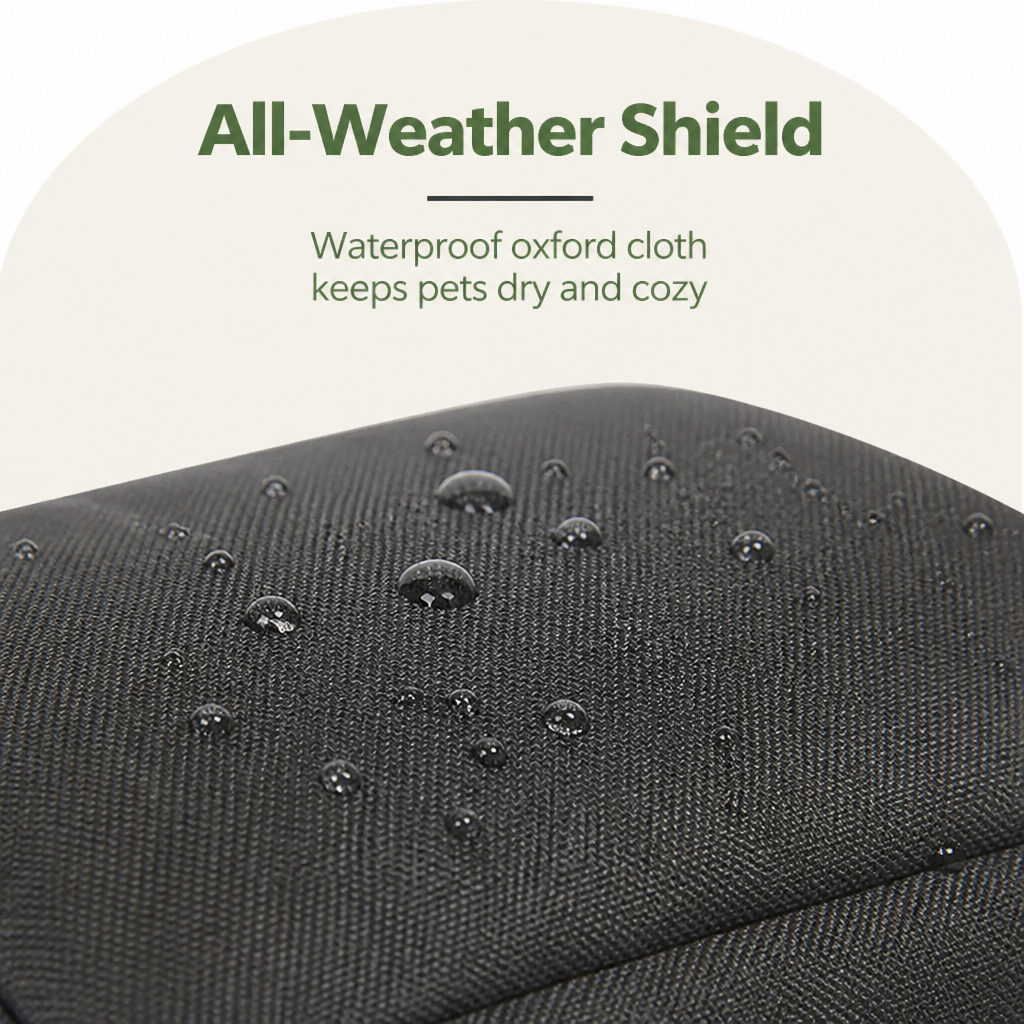 Ortekor Waterproof & Insulated Foldable Pet Cave Bed (Washable)