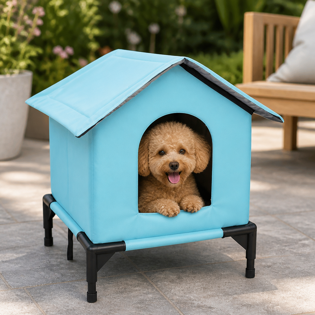 Ortekor Waterproof & Insulated Foldable Pet Cave Bed (Washable)