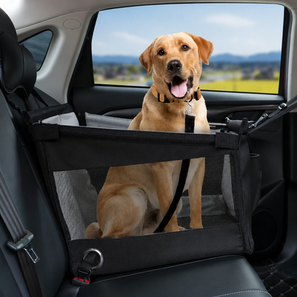 Ortekor Waterproof Mesh & Safety Attachments Pet Car Seat