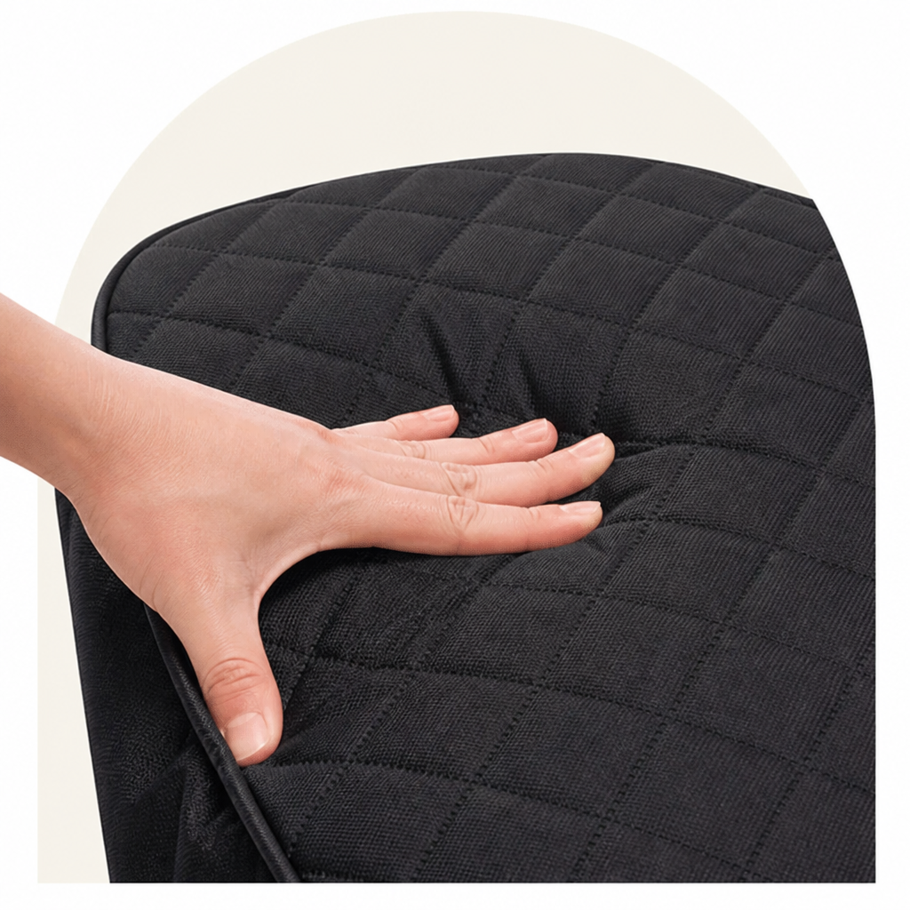 Ortekor Waterproof Non-Slip Machine Washable Dog Car Seat Cover