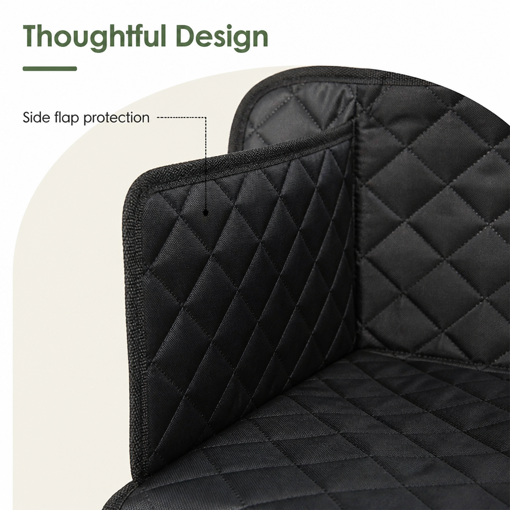 Ortekor Waterproof Padded Non-Slip Car Seat Cover (With Storage Bag)