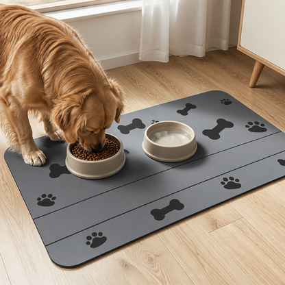 Ortekor Waterproof & Quick-Dry Nonslip Pet Feeding Mat