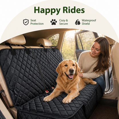 Ortekor Waterproof Quilted Oxford Non-Slip Car Seat Cover