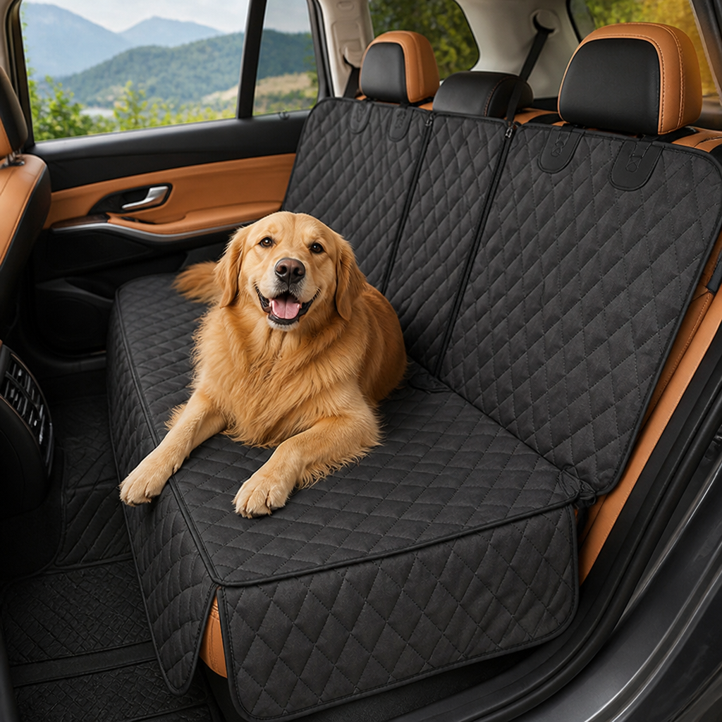 Ortekor Waterproof Quilted Oxford Non-Slip Car Seat Cover