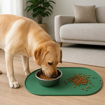 Ortekor Waterproof Raised-Edge Silicone Pet Mat